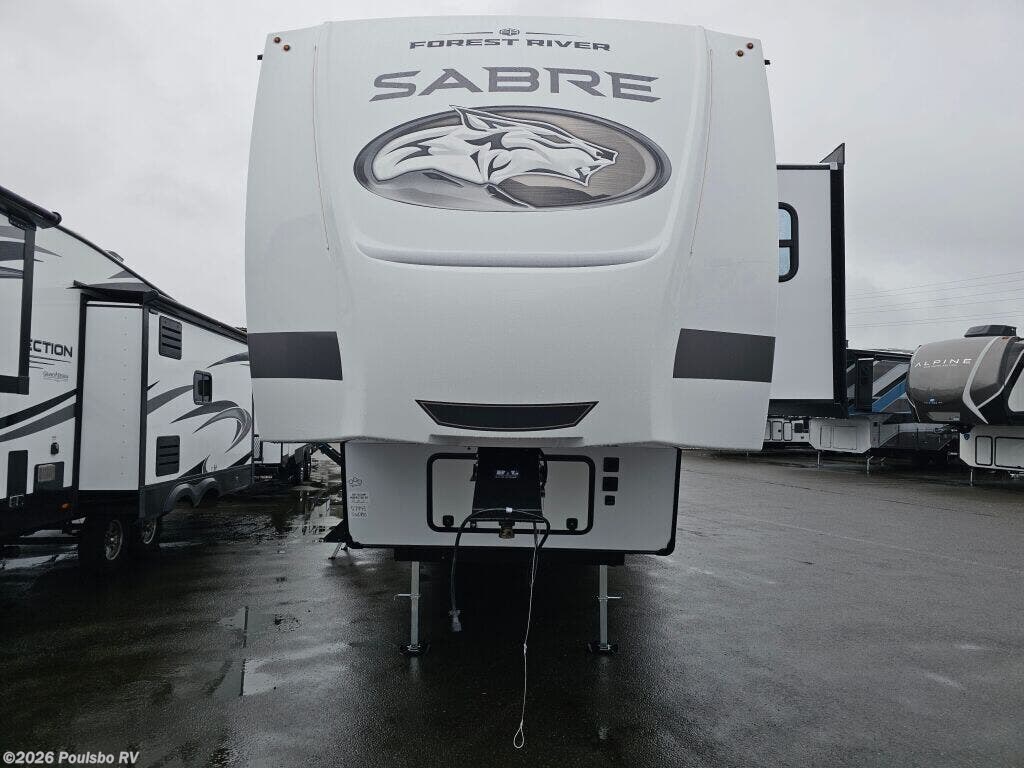 2026 Forest River Sabre Sabre - New Fifth Wheel For Sale by Poulsbo RV in Everett, Washington features Awning