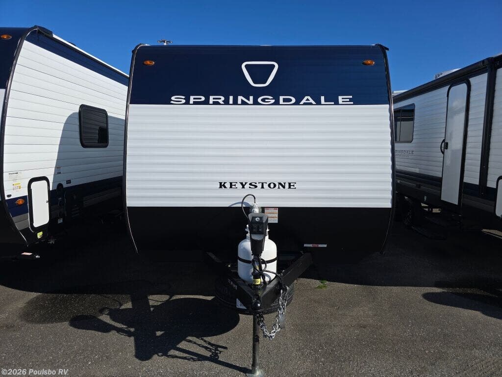 2026 Keystone Springdale Mini Springdale Mini - New Travel Trailer For Sale by Poulsbo RV in Everett, Washington features Awning