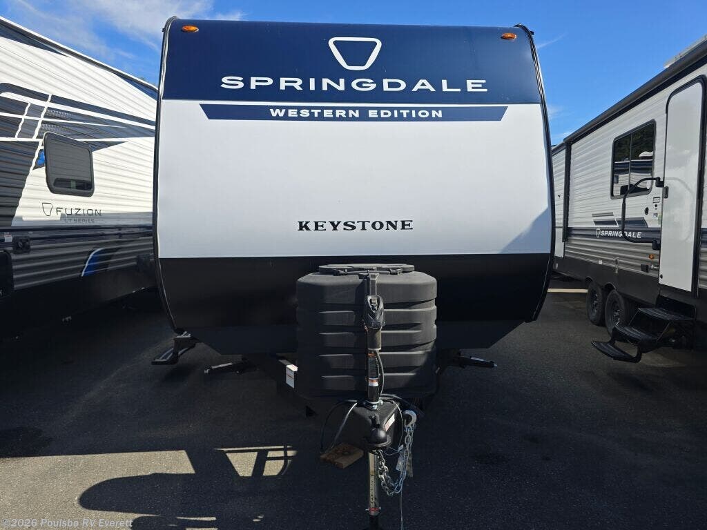 2027 Keystone Springdale Springdale - New Travel Trailer For Sale by Poulsbo RV Everett in Everett, Washington features Awning