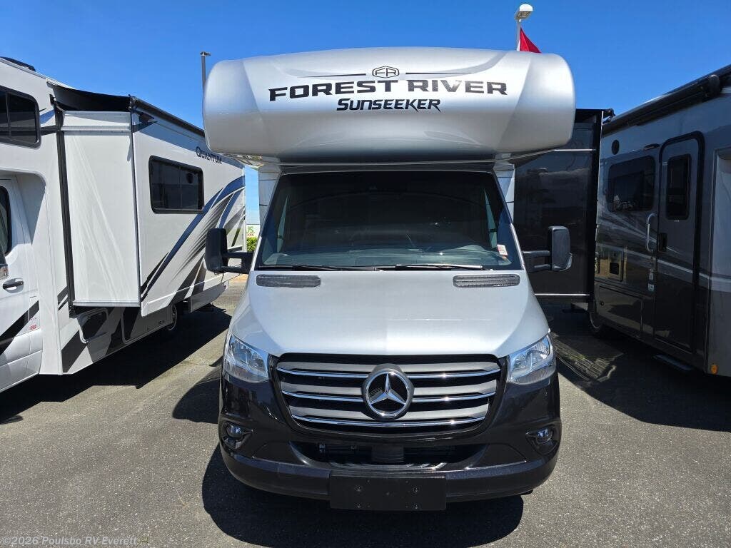 2025 Forest River Sunseeker MBS Sunseeker Mbs - New Class C For Sale by Poulsbo RV Everett in Everett, Washington features Awning