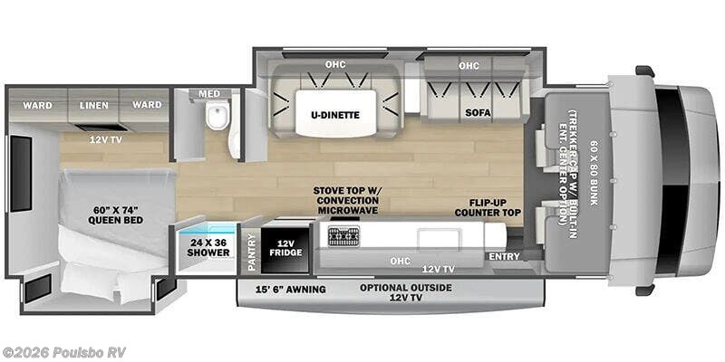 2026 Forest River Sunseeker Classic 3010DS - New Class C For Sale by Poulsbo RV in Sumner, Washington features Awning
