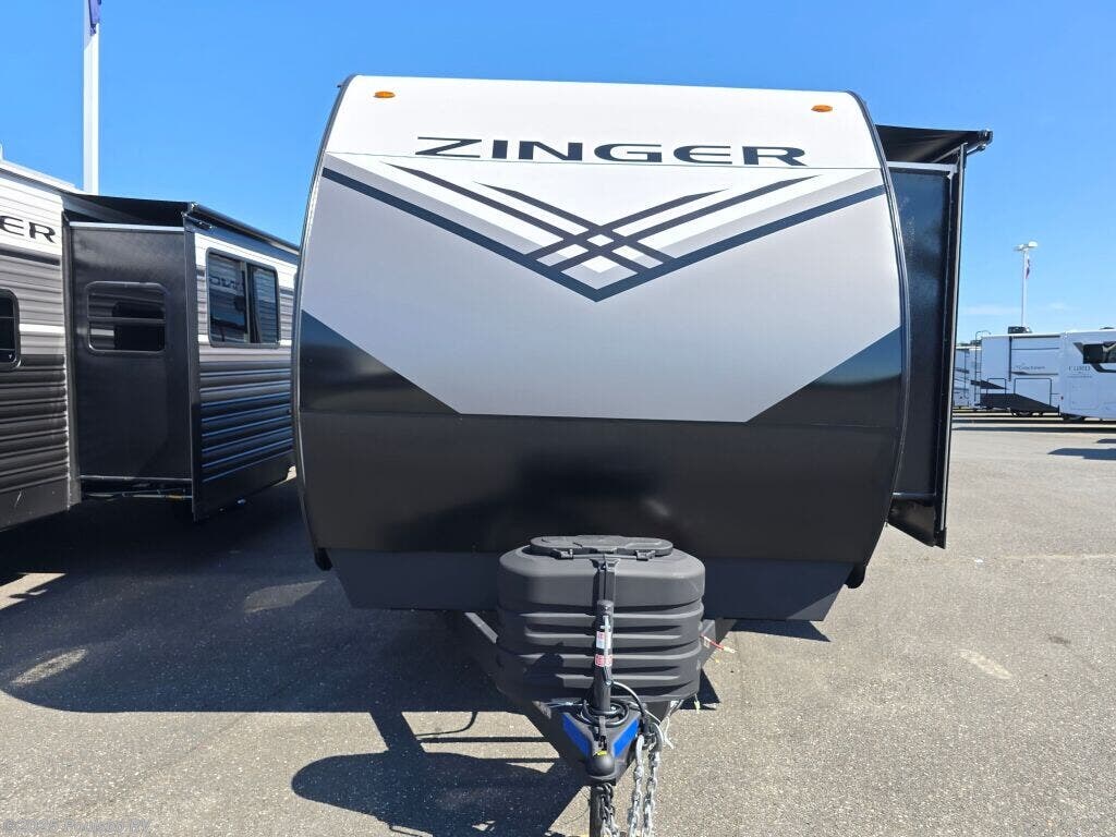 2026 CrossRoads Zinger ZR390DB - New Travel Trailer For Sale by Poulsbo RV in Sumner, Washington features Awning