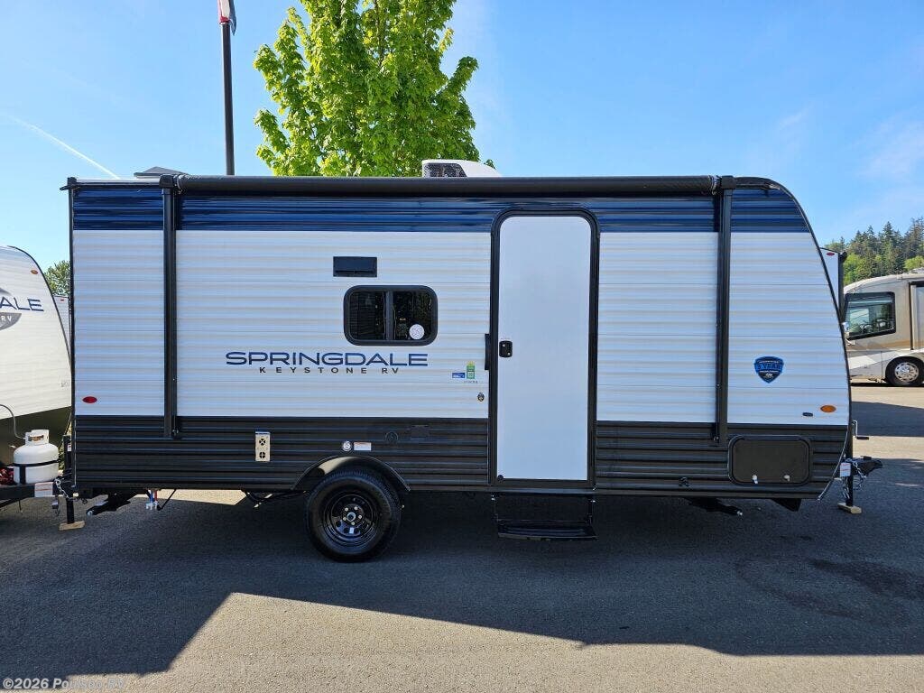 2025 Keystone Springdale Mini Springdale Mini - New Travel Trailer For Sale by Poulsbo RV in Sumner, Washington features Awning