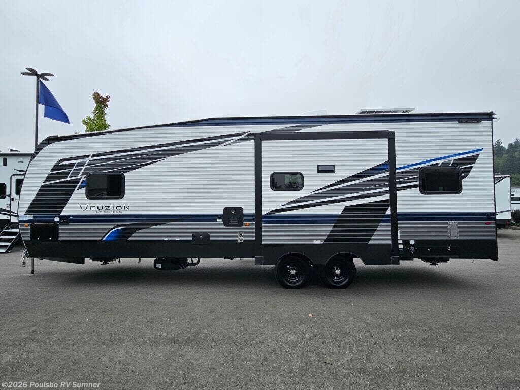 2026 Keystone Fuzion Impact Aluminum Fuzion Impact Aluminum - New Toy Hauler For Sale by Poulsbo RV Sumner in Sumner, Washington features Awning