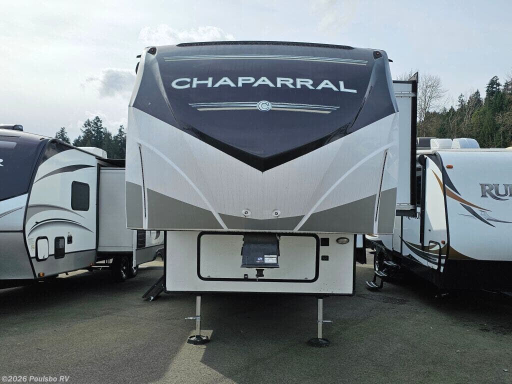 2022 Coachmen Chaparral Chaparral - Used Fifth Wheel For Sale by Poulsbo RV in Sumner, Washington features Awning