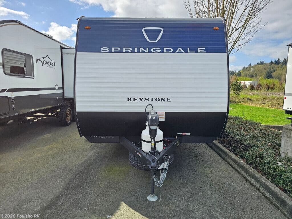 2026 Keystone Springdale Mini Springdale Mini - New Travel Trailer For Sale by Poulsbo RV in Sumner, Washington features Awning