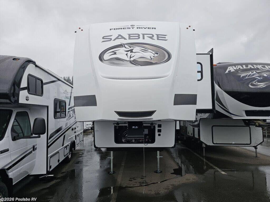2026 Forest River Sabre Sabre - New Fifth Wheel For Sale by Poulsbo RV in Sumner, Washington features Awning