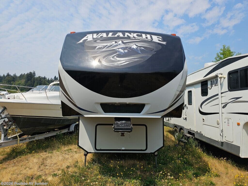 2017 Keystone Avalanche Avalanche - Used Fifth Wheel For Sale by Poulsbo RV Sumner in Sumner, Washington features Awning
