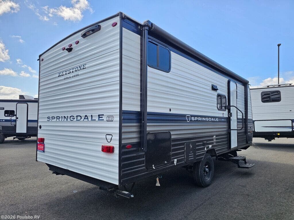 2026 Keystone Springdale Mini Springdale Mini - New Travel Trailer For Sale by Poulsbo RV in Sumner, Washington features Awning