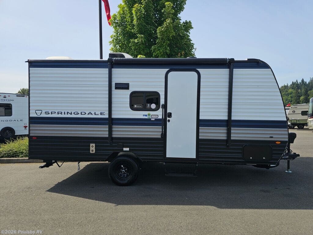 2026 Keystone Springdale Mini Springdale Mini - New Travel Trailer For Sale by Poulsbo RV in Sumner, Washington features Awning