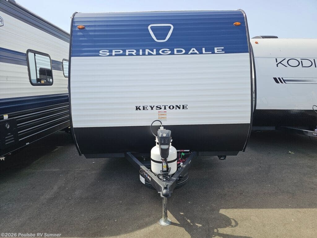 2026 Keystone Springdale Mini Springdale Mini - New Travel Trailer For Sale by Poulsbo RV Sumner in Sumner, Washington features Awning