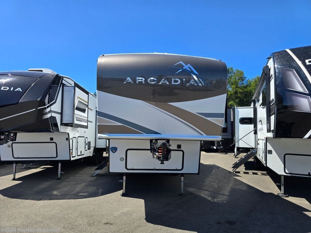2025 Keystone Arcadia Super Lite Arcadia Super Lite - Used Fifth Wheel For Sale by Poulsbo RV Sumner in Sumner, Washington features Awning