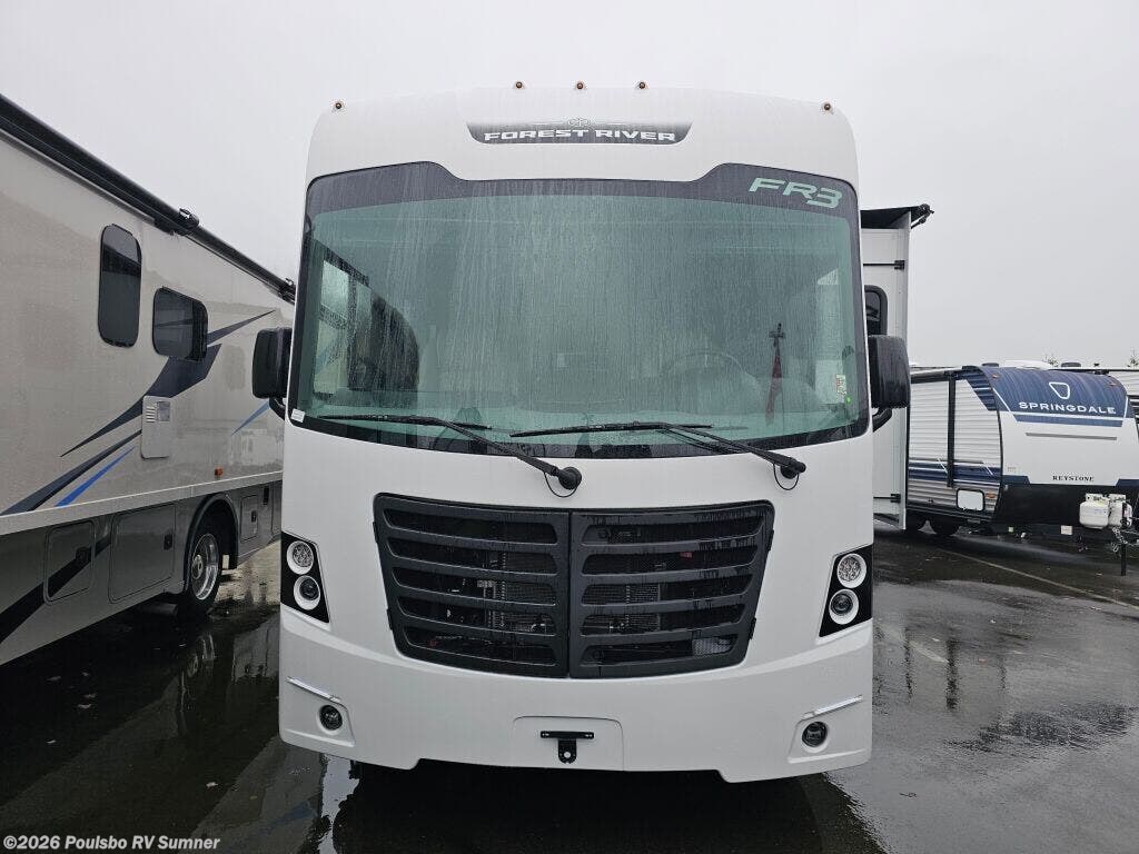 2026 Forest River FR3 FR3 - New Class A For Sale by Poulsbo RV Sumner in Sumner, Washington features Awning