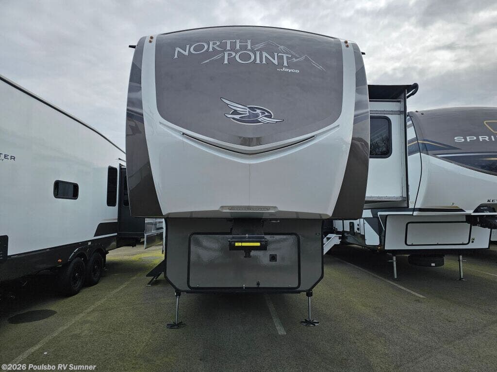 2021 Jayco Northpoint Northpoint - Used Fifth Wheel For Sale by Poulsbo RV Sumner in Sumner, Washington features Awning