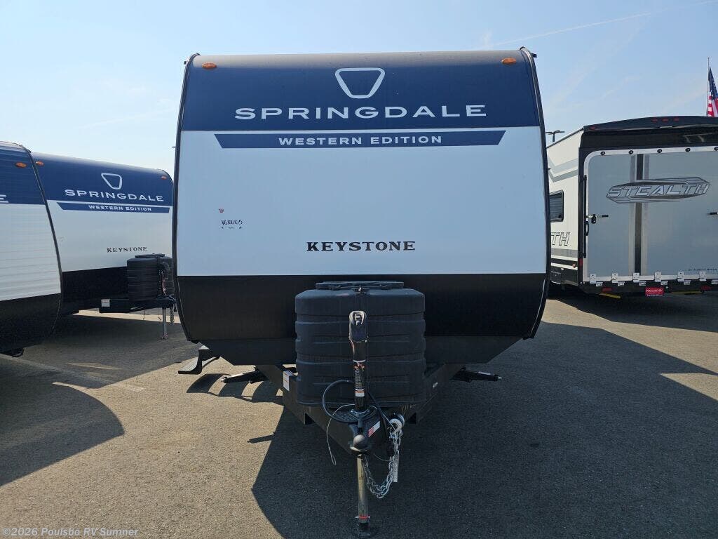2027 Keystone Springdale Springdale - New Travel Trailer For Sale by Poulsbo RV Sumner in Sumner, Washington features Awning
