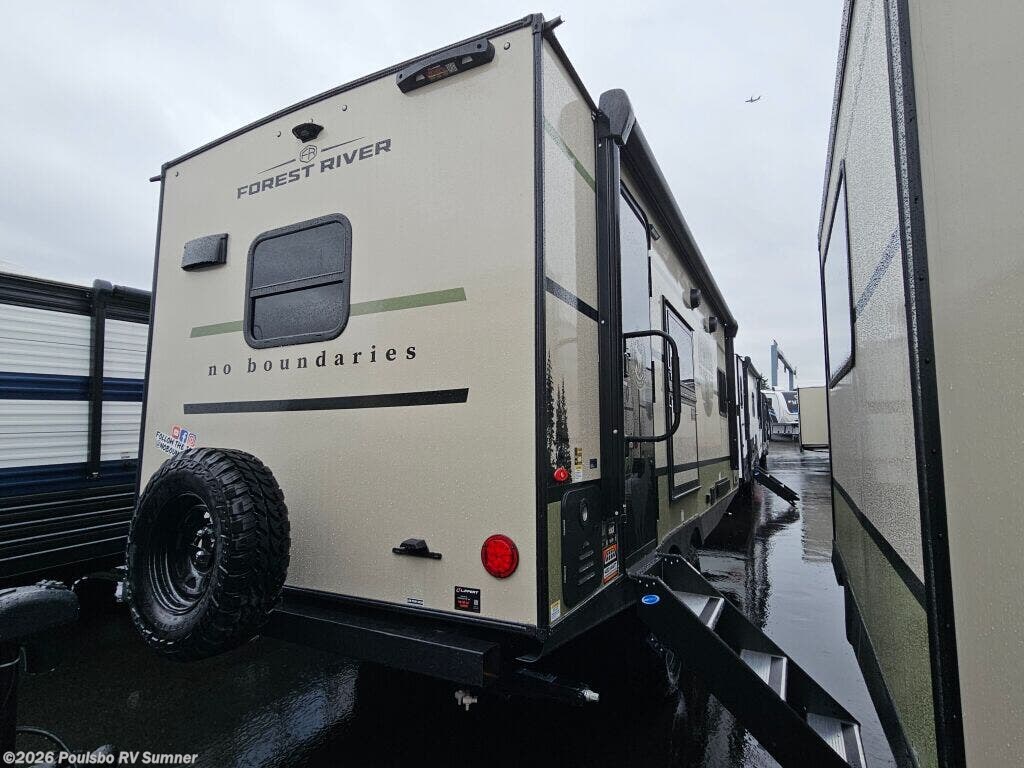 2026 Forest River No Boundaries No Boundaries - New Travel Trailer For Sale by Poulsbo RV Sumner in Sumner, Washington features Awning