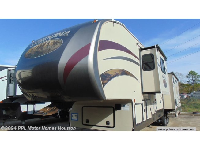 2014 Gulf Stream Sedona Advanced Profile 36FBQS - Used Fifth Wheel For Sale by PPL Motor Homes in Houston, Texas features Stove, Exterior Stereo, Air Conditioning, Water Heater, Microwave