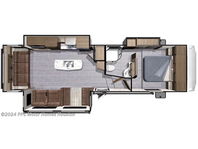 Floorplan of 2018 Miscellaneous Highland RV Mesa Ridge 2910RL