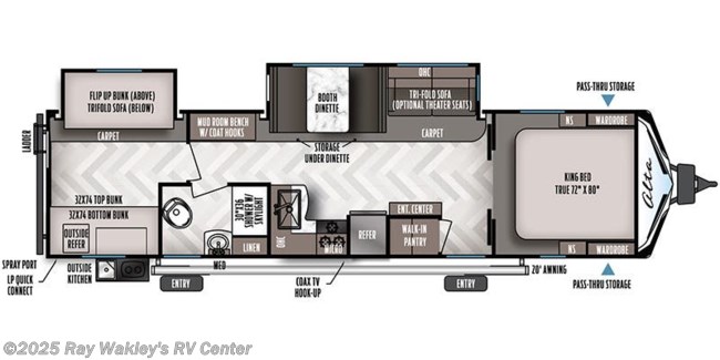 2023 East to West Alta 3150 KBH Floorplan