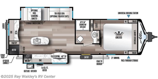 2023 East to West Alta 2810 KIK Floorplan