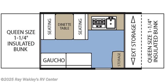2017 Coachmen Clipper Sport 108 ST Floorplan