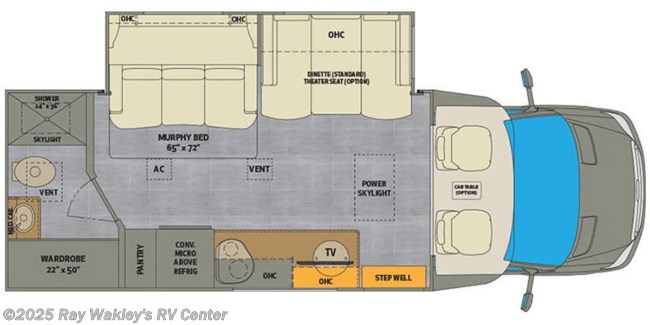 2021 Renegade RV Villagio 25RML Floorplan