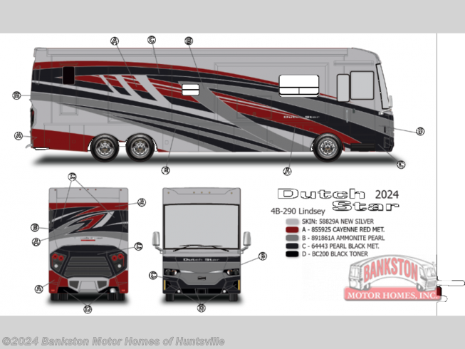 2024 Dutch Star 4081 by Newmar from Bankston Motor Homes of Huntsville in Huntsville, Alabama