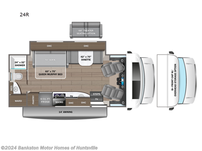 2024 Entegra Coach Qwest 24R - New Class C For Sale by Bankston Motor Homes of Huntsville in Huntsville, Alabama
