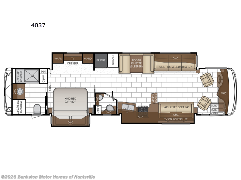 2024 Newmar Ventana 4037 - New Class A For Sale by Bankston Motor Homes of Huntsville in Huntsville, Alabama features Slideout