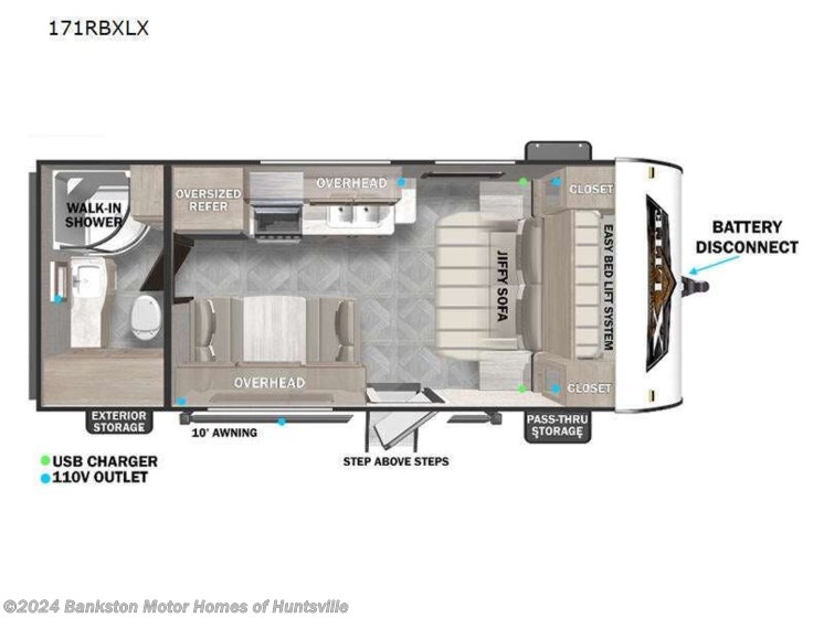 New 2024 Forest River Wildwood X-Lite 171RBXLX available in Huntsville, Alabama