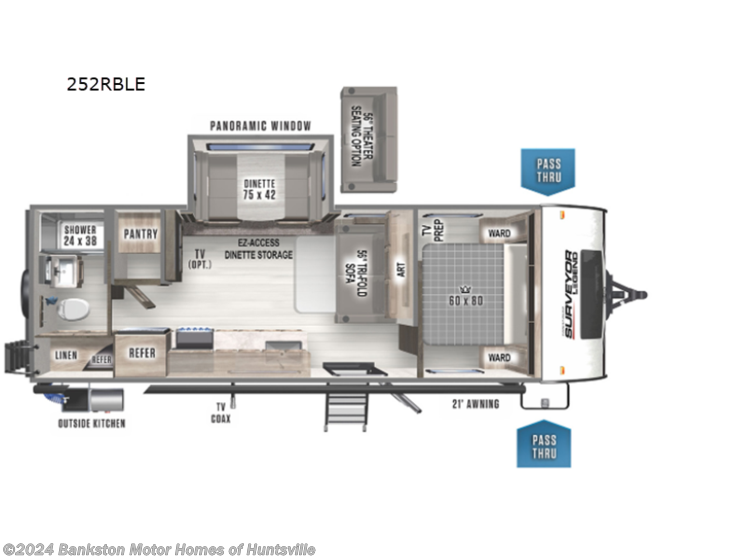 Used 2022 Forest River Surveyor Legend 252RBLE available in Huntsville, Alabama