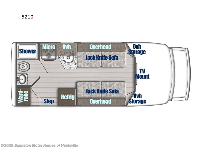 2025 Gulf Stream BT Cruiser 5210 - New Class B+ For Sale by Bankston Motor Homes of Huntsville in Huntsville, Alabama