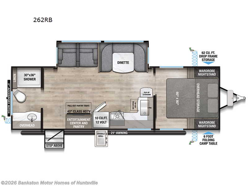 2025 Alliance RV Delta 262RB - New Travel Trailer For Sale by Bankston Motor Homes of Huntsville in Huntsville, Alabama features Slideout