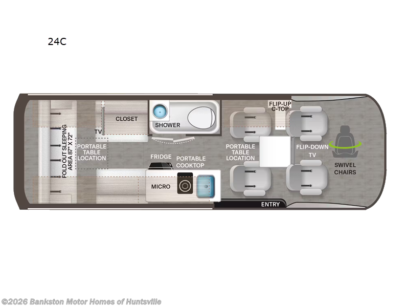 2026 Thor Motor Coach Sanctuary 24C - New Class B For Sale by Bankston Motor Homes of Huntsville in Huntsville, Alabama