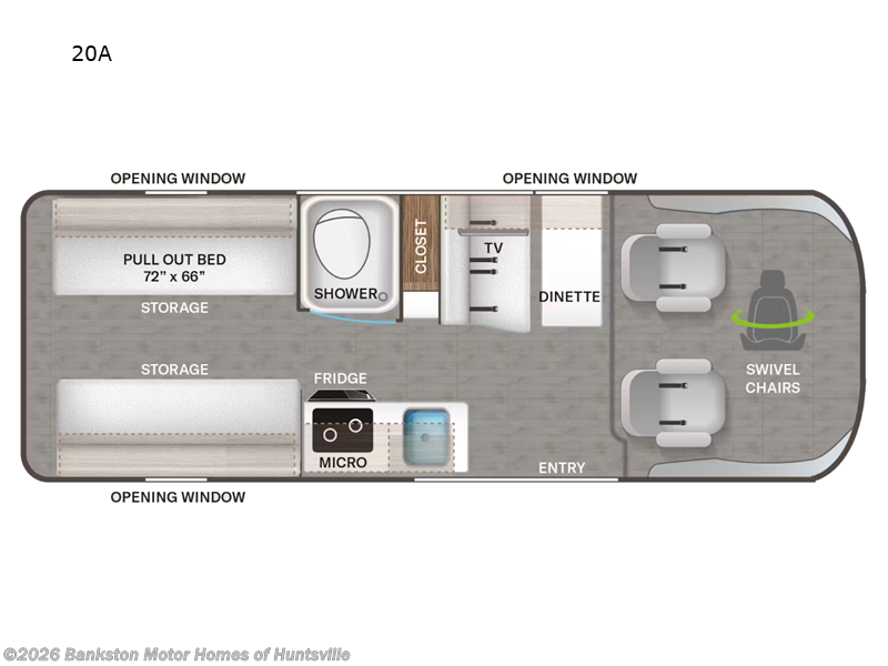 2024 Thor Motor Coach Sequence 20A - New Class B For Sale by Bankston Motor Homes of Huntsville in Huntsville, Alabama