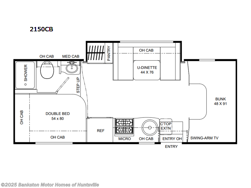 2023 Coachmen Prism LE 2150CB - Used Class C For Sale by Bankston Motor Homes of Huntsville in Huntsville, Alabama features Slideout