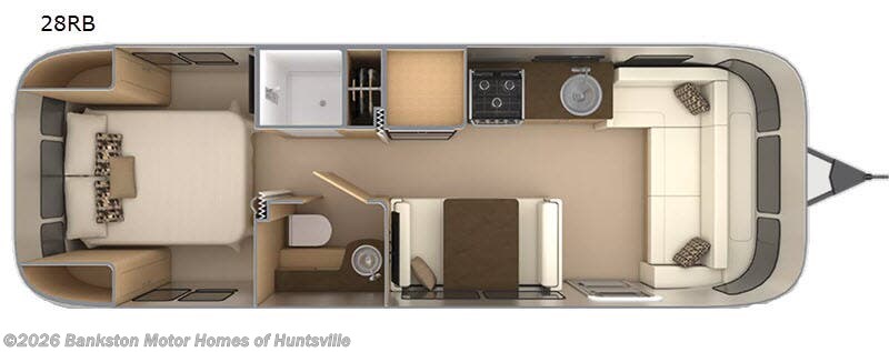 2020 Airstream Flying Cloud 28RB - Used Travel Trailer For Sale by Bankston Motor Homes of Huntsville in Huntsville, Alabama