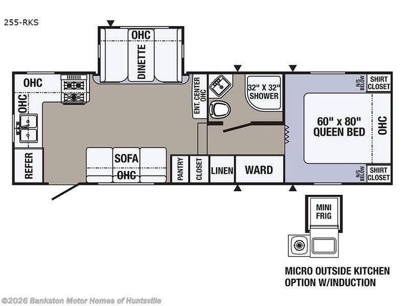 2018 Palomino Puma 255-RKS - Used Fifth Wheel For Sale by Bankston Motor Homes of Huntsville in Huntsville, Alabama features Slideout
