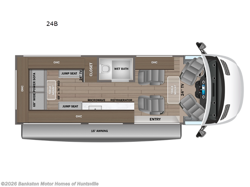 2026 Entegra Coach Insignia 24B - New Class B For Sale by Bankston Motor Homes of Huntsville in Huntsville, Alabama
