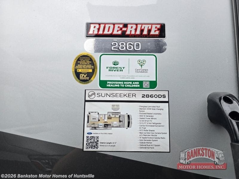 2026 Sunseeker 2860DS by Forest River from Bankston Motor Homes of Huntsville in Huntsville, Alabama