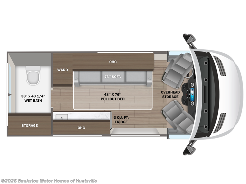 2026 Entegra Coach Launch 19AG - New Class B For Sale by Bankston Motor Homes of Huntsville in Huntsville, Alabama