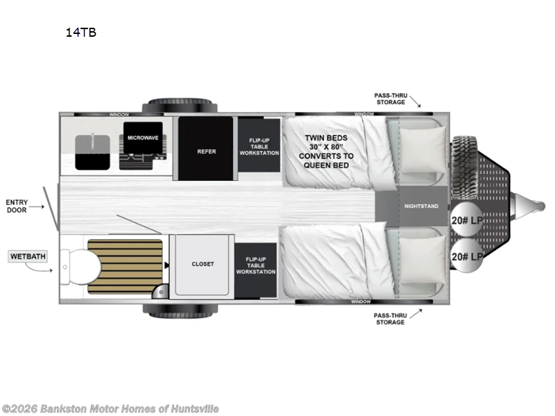 2026 Encore RV VENU 14TB - New Travel Trailer For Sale by Bankston Motor Homes of Huntsville in Huntsville, Alabama