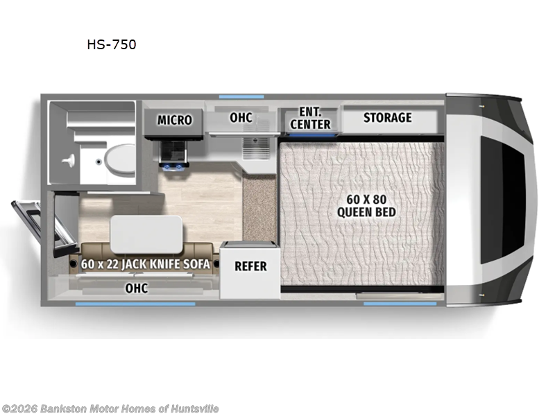 2026 Palomino Backpack Edition HS-750 - New Truck Camper For Sale by Bankston Motor Homes of Huntsville in Huntsville, Alabama