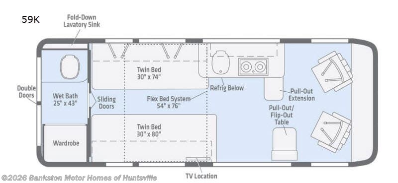 2018 Winnebago Travato 59K - Used Class B For Sale by Bankston Motor Homes of Huntsville in Huntsville, Alabama