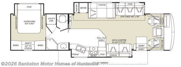 2007 Fleetwood Bounder 38P - Used Class A For Sale by Bankston Motor Homes of Huntsville in Huntsville, Alabama features Slideout