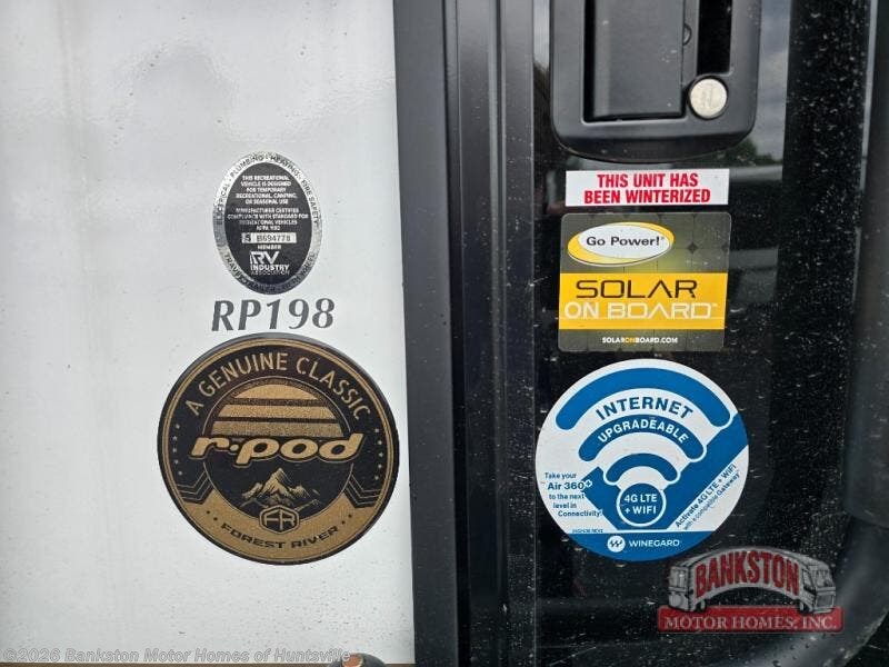 New 2026 Forest River R Pod RP-198 available in Huntsville, Alabama