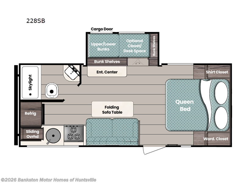 2025 Gulf Stream Kingsport Ultra Lite 228SB - Used Travel Trailer For Sale by Bankston Motor Homes of Huntsville in Huntsville, Alabama features Slideout