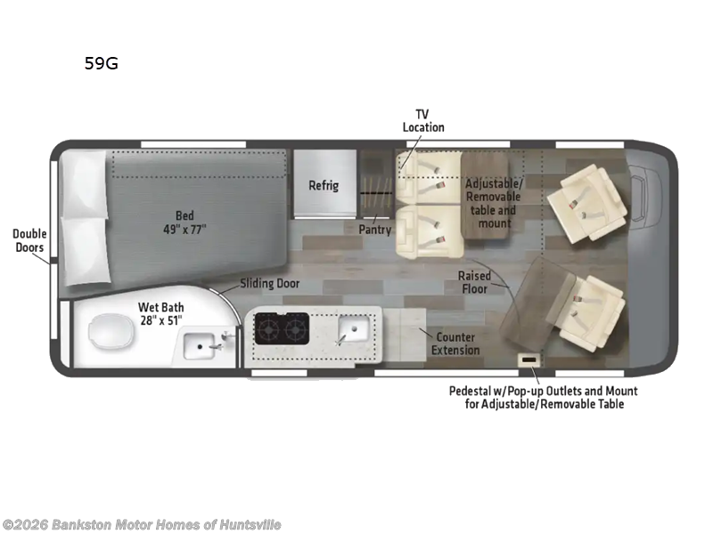 2025 Winnebago Travato 59G - Used Class B For Sale by Bankston Motor Homes of Huntsville in Huntsville, Alabama