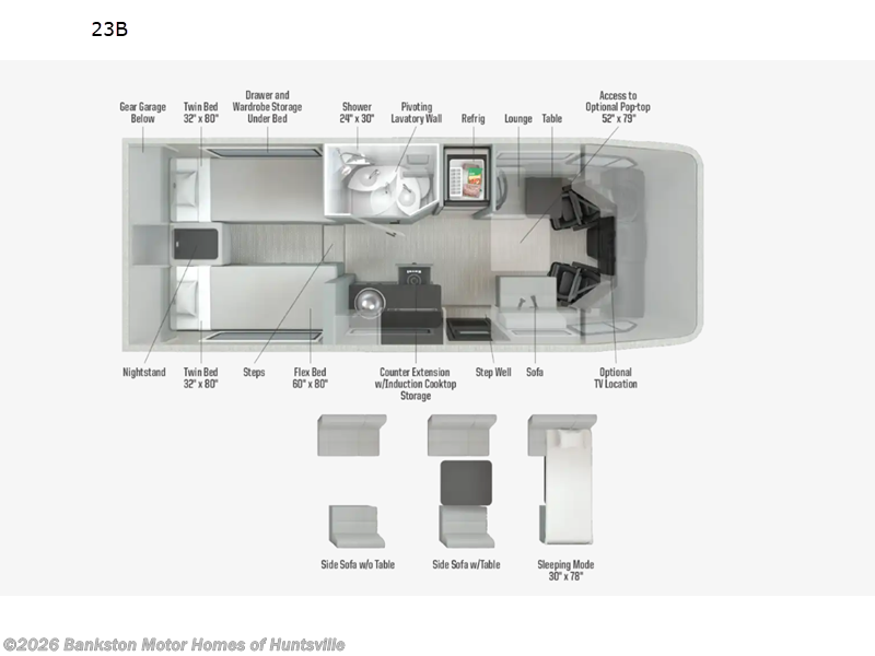 2027 Winnebago Ekko Sprinter 23B - New Class C For Sale by Bankston Motor Homes of Huntsville in Huntsville, Alabama