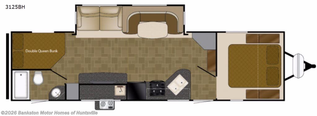 2017 Heartland Wilderness 3125BH - Used Travel Trailer For Sale by Bankston Motor Homes of Huntsville in Huntsville, Alabama features Slideout
